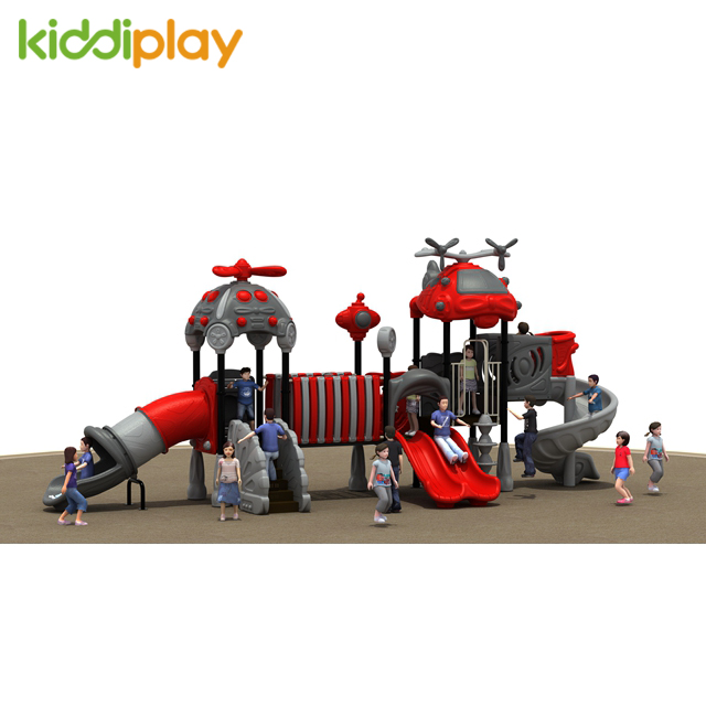 Aircraft Series Children Outdoor Playground Small Slides, Children Theme Park Playground