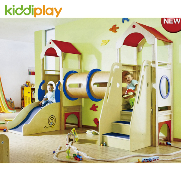 Happy Children Indoor Wooden Soft House Slide Playground Buy Children