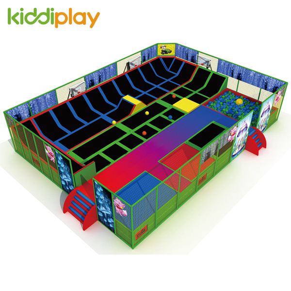  Wholesale Double Jump Bungee Mini Square Kids Small Indoor Trampoline Park