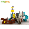 Pirate Ship Series Plastic Slide Material Outdoor Playground Equipment for Sale