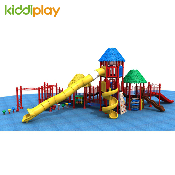 2018 New Design High Quality Outdoor Playground Kids Plastic Slide