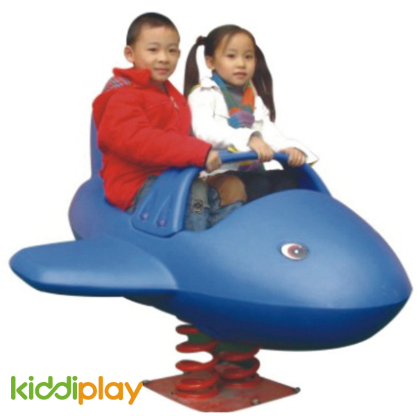Double Puppy Spring Rider for Kids Play