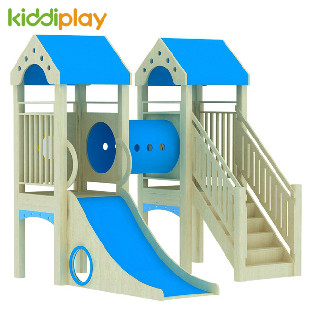 China Factory Made Wood Material Kids Indoor Wooden Play Ground