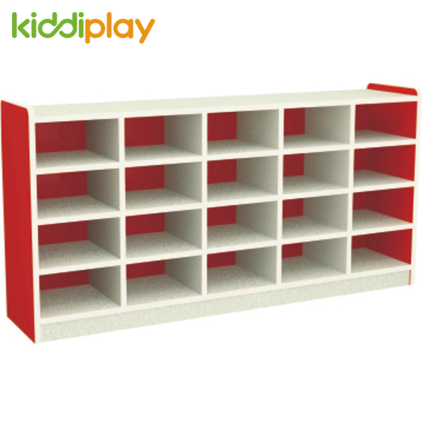 Kindergarten Wooden Furniture Children Shoe Storage Cabinets