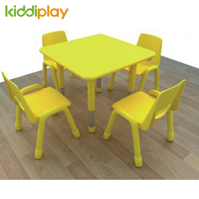 Color MDF Top Children Table Chair for Kindergarten