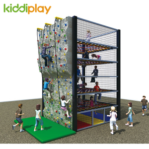 Large Customized Indoor Crystal Palace Climbing Wall for Children Playground