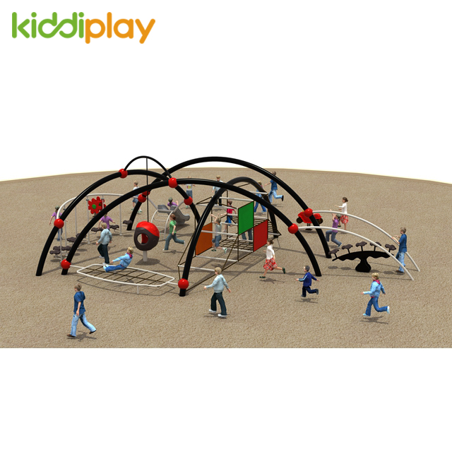 Spider Man Theme Kids Outdoor Climbing Playground