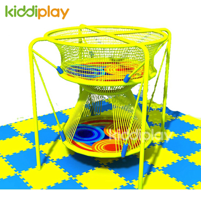 Commercial Children Indoor Playground Colorful Rainbow Climbing Net