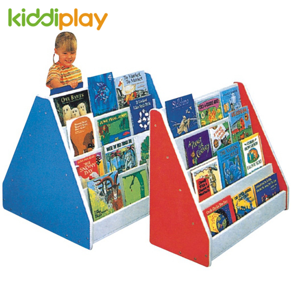 Kindergarten Furniture Kids Toy Storage Cabinet With Bookshelf