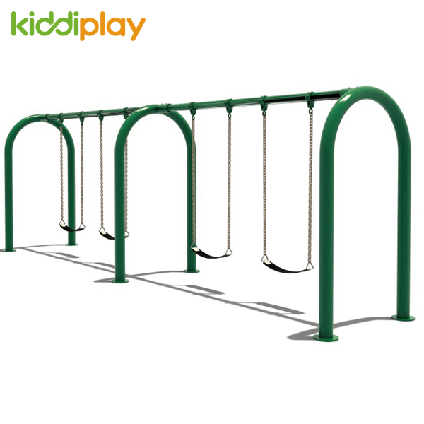 Hot Sale Outdoor 4 Site Swing Playground Metal Rope Swing