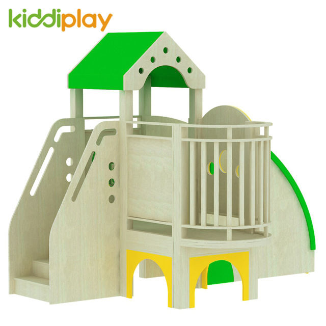 Customized Size Kindergarten School Furniture Wooden Play Ground Indoor for Kids