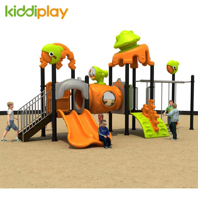 Amusement Outdoor Ocean Series Playground Plastic Slide Park