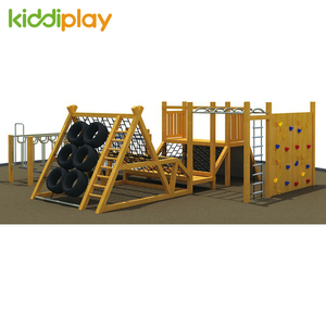Slide & Tube Fashionable Exciting Stable Playground Outdoor Wood Series