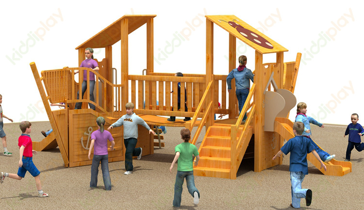 wooden pirate ship playhouse