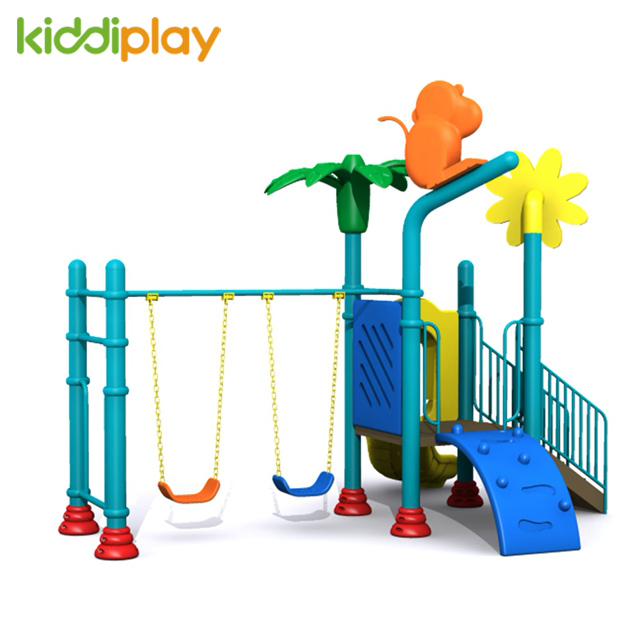 Kiddi Hard Plastic Kids Outdoor Curved Slide Playground for Sale
