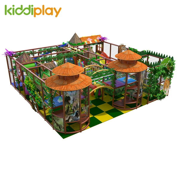 Kids Indoor Play Places With Large Slide Area Equipment