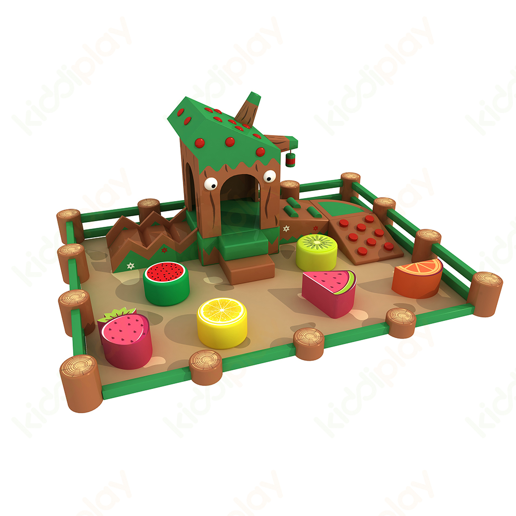 Small Tree Sliding Soft Playground Climbing Soft Stool Combination