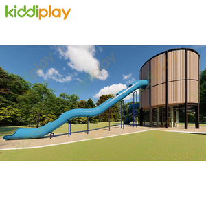 Customized Outdoor Playground stainless steel slides outdoor kids park for sale