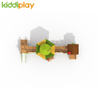New Design Children Outdoor Wooden Playground Equipment with Slide And Play House