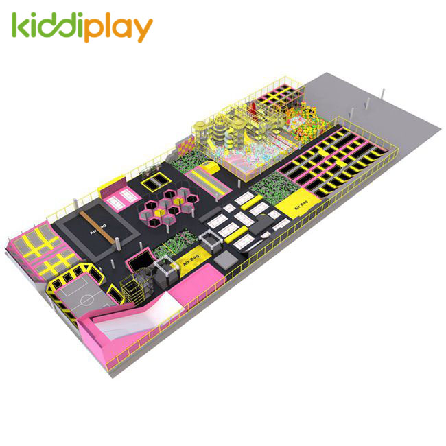 KD11085A The Most Diverse Indoor Playground Trampoline Park Center