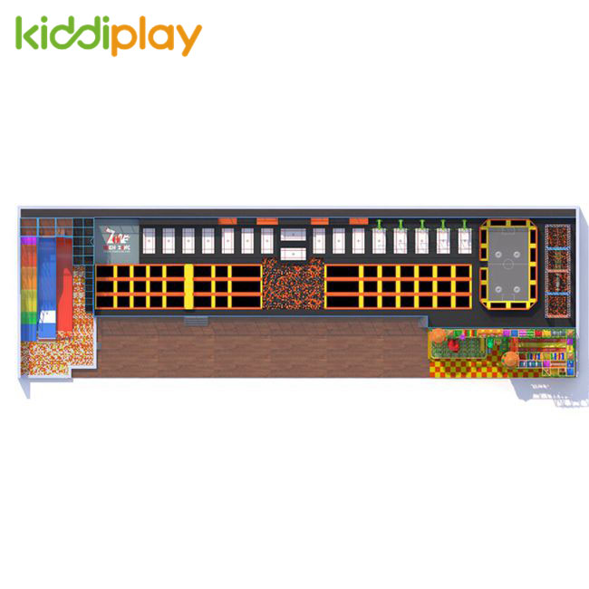 KD11085D HOT Selling Classical Trampoline Park Center