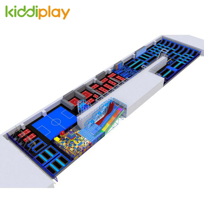 KD11057B Customized And Hot Trampoline Park According To Field 
