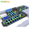 KD11034B Indoor Trampoline Maze Area Foam Pit Basketball Area Free Jumping Park Center