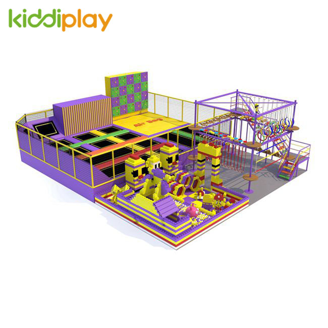 Commercial Mall Plan Jump Trampoline Park Adult Child Indoor Climbing Wall Trampoline Park