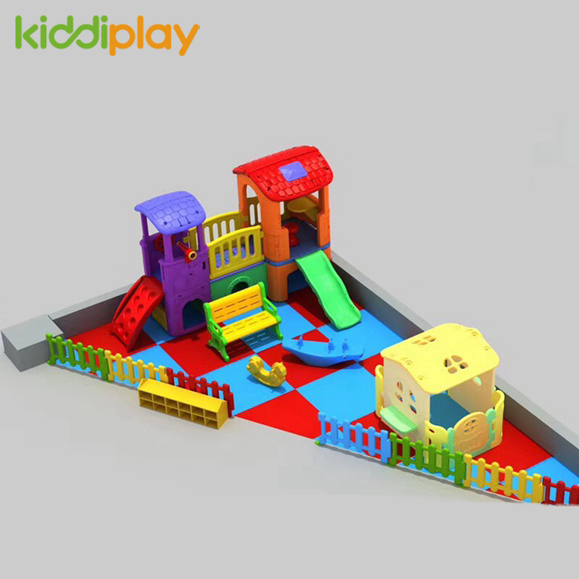 Garden Play Toy Children Plastic Playground Slide And Swing Equipment