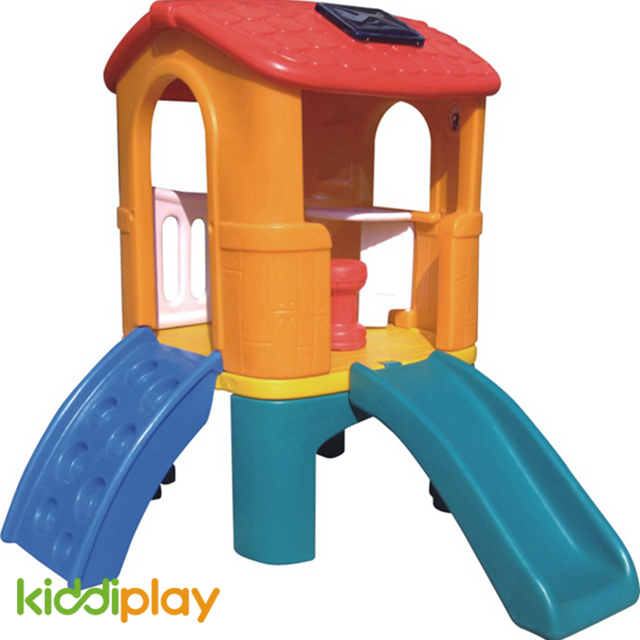Garden Small Children Plastic Play Toy Slide And Swing
