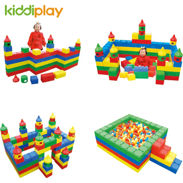 High Quality Fun Kids Blocks, Colorful DIY Building Block, Kids Educational Plastic Blocks for baby